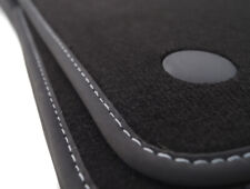 Fußmatten (Silberne Naht) passend für Mercedes W211 S211 AMG Velours Automatten