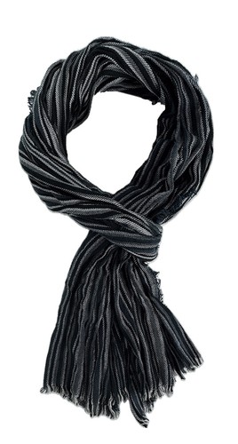Baumwollschal knitterlook - baumwollschal,