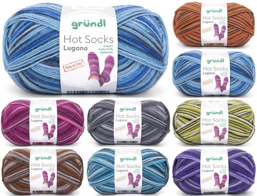 100g gründl hot socks - hot, lugano