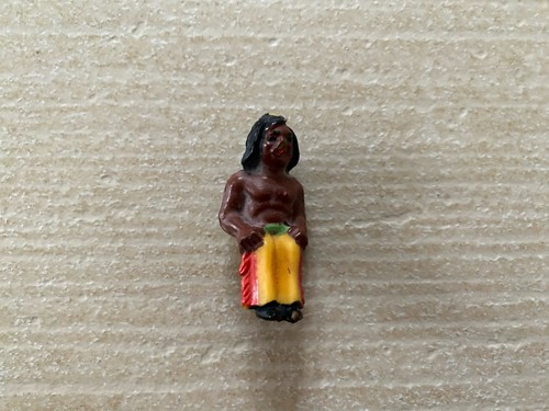 Hartgummi figur indianer - hartgummi,