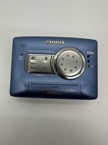 Aiwa gm1000 mk2 walkman - blau,