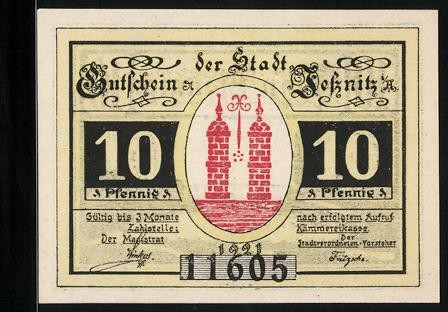 Notgeld jeßnitz 10 - notgeld, i.