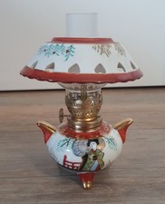 Asiatische Öllampe Petroleumlampe Vintage