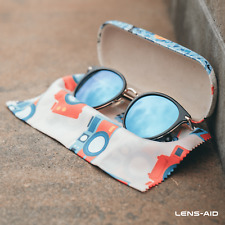 Lens-Aid Mikrofaser Reinigungstuch in schickem Design: Brille Kamera Display