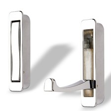 Klapphaken Garderobenhaken zum Einfräsen Haken klappbar 80x20mm verchromt SOTECH
