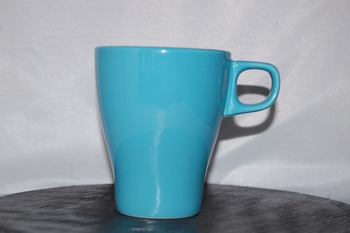 Kaffeebecher blau türkis - 1,