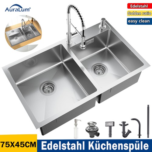 Spülbecken edelstahl - spülbecken,