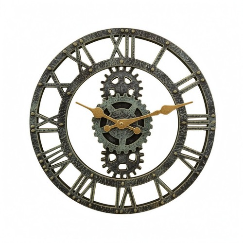 Zahnrad wanduhr gealterte - zahnrad-wanduhr,
