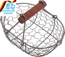 Gatuida Drahtkorb Eierkorb Zum