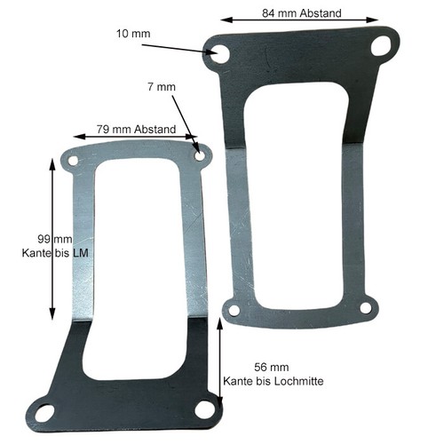 Front fender klammern - front,
