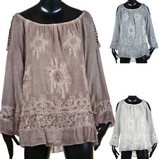 Damen Tunika  Hemd Bluse