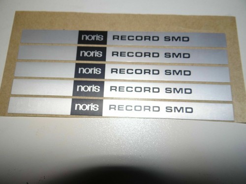 Typenschild für noris record - typenschild,