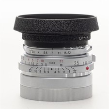 G Voigtländer Color-Skopar 2,5/35 mm silb Pancake II VM Objektiv + LH-4N Limit