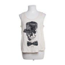 Look54 Berlin, Tank­top, Größe: S, Beige, Baumwolle, Print, Damen #Wxl