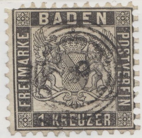 Baden 17a mit - nr.,