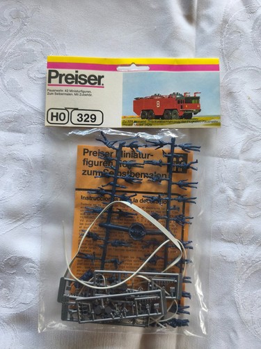 Preiser 42x feuerwehrfiguren - preiser,