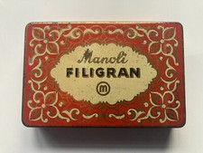 Zigarettendose Manoli Filigran 25er Format, Berlin vor 1920
