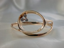 Traum  Armreif / Spange OLE  LYNGGAARD Copenhagen m. Brillanten massiv Gold