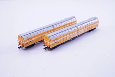 (RBT222) Fleischmann 838312 Großraum-Schiebewandwagen-Set „Post/PTT“ der SBB,...