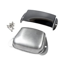 Fender Pure Vintage P Precision Bass Aschenbecher Brücke und Tonabnehmer Abdeckung Set (Chrom...