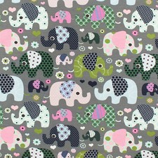 Jersey Stoff Elefanten