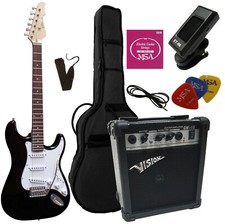 E GITARRE SET, SCHWARZ