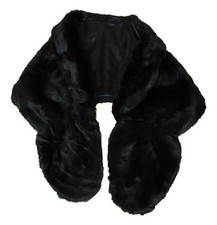 Pelz Stola schwarz (Webpelz) -