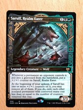 MTG Magic: Sarulf der Weltenfresser, Realm Eater, English Legende