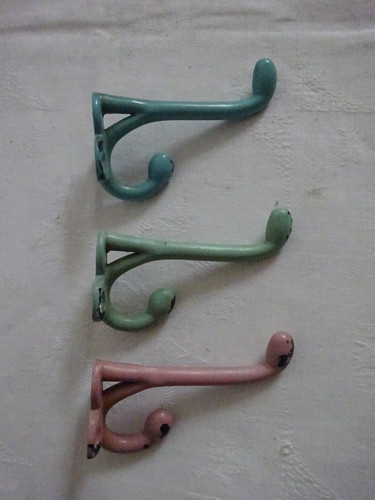 Shabby chic 3er - chic, wandhaken