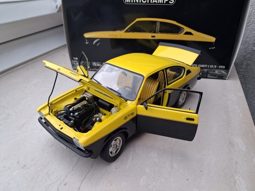 Minichamps opel kadett e - opel, gt/e