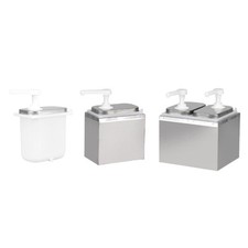 Saucenspender Pumpe 2 l Sirup Salatsirupflasche für Küchenrestaurant