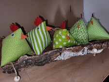 5 Deko Hühner ❤ Frühling