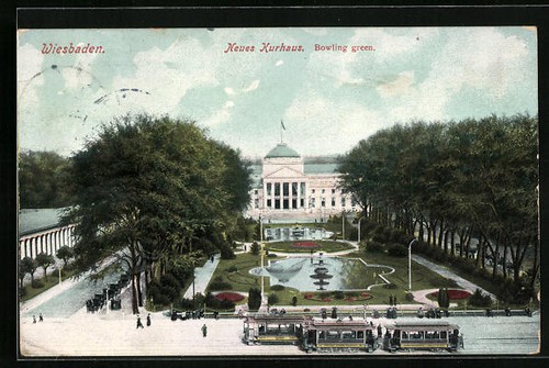 Wiesbaden neues kurhaus - wiesbaden,, mit