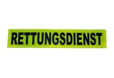 Rückenschild rettungsdienst - rückenschild,