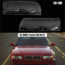 2x Scheinwerferglas Abdeckung Streuscheibe Für BMW 7ER E38 Facelift 1999-2001 DE