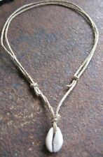 Kauri Surfer Style Halskette Hanf Muschel Beach Muschelkette Kette Surferkette