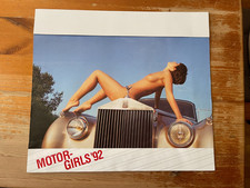 MOTOR-GIRLS Kalender 1992 (Automobile + Girls), Vintage
