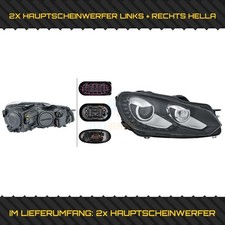 2X HELLA HAUPTSCHEINWERFER