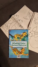 Window Color, kleines Tierreich, Bastelbuch mit Vorlagen