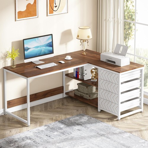 Schreibtisch form mit 4 - l-form,