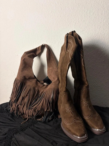 Western set cowboy boots - set:,