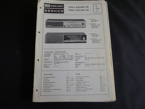 Original service manual itt - original,