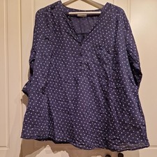 Bluse Blau 48
