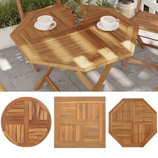 Tischplatte Massivholz Teak