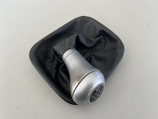 Mercedes Leder Schaltknauf W203 C-Klasse Schalt.  A2032671111 Schwarz Silber