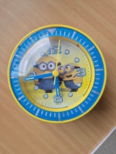 Lernwecker blau / gelb   Uhr Wecker Kinder Uhr lernen