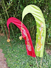 2x Balifahne Set Bali Garten