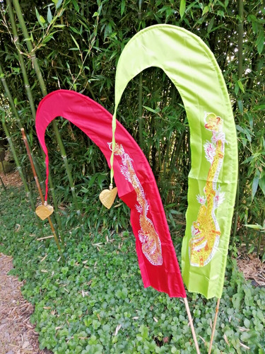 Balifahne set bali garten - 2x,