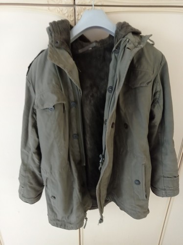 Bundeswehrparka mit kapuze - ,