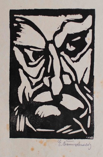 Männerbildnis expressionismus - männerbildnis,